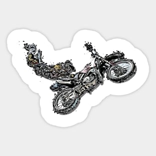 Motorsport Dirt Extreme Sports Motorcyclists Sticker